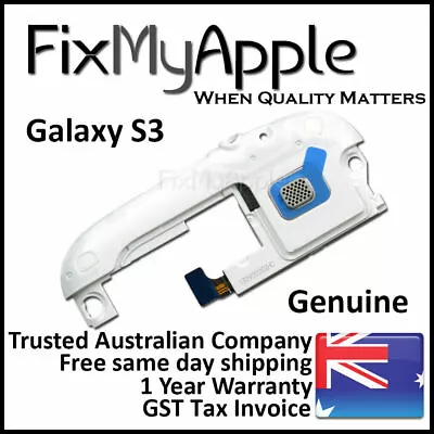 Galaxy S3 I9300 I9305 Original White Loud Speaker Buzzer Ringer Flex Replacement • £6.24