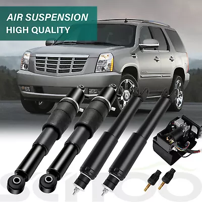 5* Front Rear Air Suspension Compressor & Shock Absorber For Avalanche  Escalade • $303.03