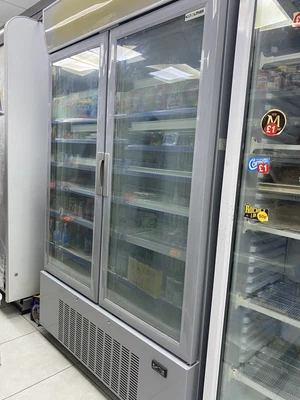 £799 • Buy Koolmx Double Door Tall Shop Display Fridge - Fully Working.