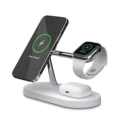5 In 1 Wireless Charger Magnetic Stand Dock For IPhone Apple Watch AirPods • $59.99
