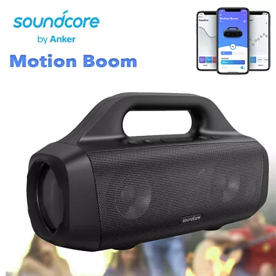 Soundcore Portable Outdoor Speaker BassUp Waterproof 24Hr PlaytimeMotion Boom • $79.99