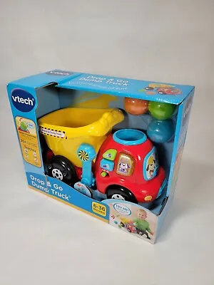 VTech Drop And Go Dump Truck Electronic Learning Musical Computer Baby Toy • $9.15