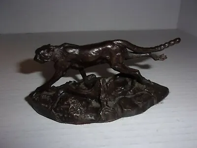$38 • Buy Franklin Mint African Wildlife Bronze 1976 Cheetah