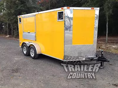 $14395 • Buy Brand New 2023 7x14 7 X 14 V-nosed Enclosed Cargo Concession Vending Trailer