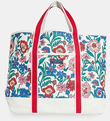 Vineyard Vines Large Tote NWT     17  High X 18.5  Wide  Gorgeous Floral • $99.95