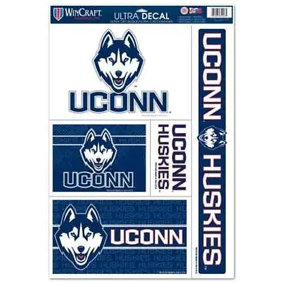 UConn Huskies Ultra Decal Set - 11'' X 17'' • $10.95