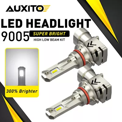 Auxito 9005 HB3 High Beam LED Headlight Bulbs 24000LM 6000K Bright Cool White US • $39.99