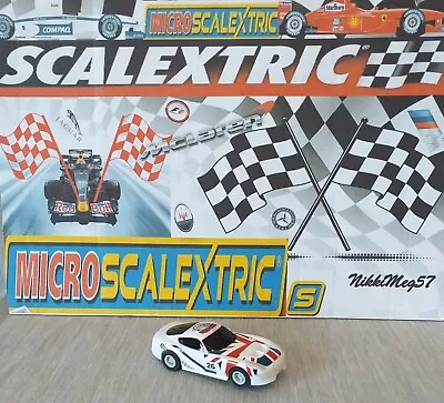 Bill Richards Racing Micro Scalextric Union Jack #26 Hornby 1:64 Tested PreLoved • £12.99