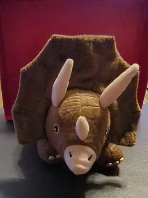Kohl's Cares Brown Triceratops  12 Plush Dinosaur Stuffed Animal Pre-owned(BT8)  • $4.99