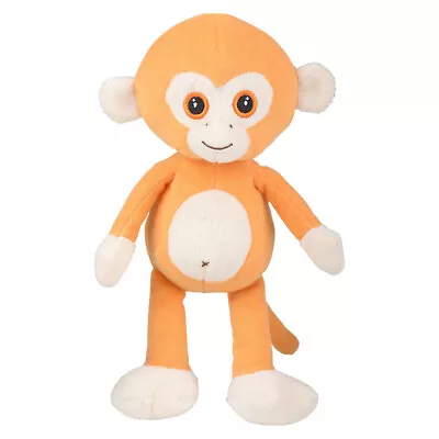 10'' Inch Cute Orange Monkey Plush Toy Soft Cuddly Stuffed Animal • $8.98