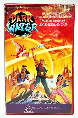 The Pirates Of Dark Water VHS PAL Very Rare Clamshell TESTED 1991 Hanna Barbera • $40