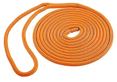 Shoreline Marine Double Braid Polyester Dock Line  1/2  X 15' • $14.99