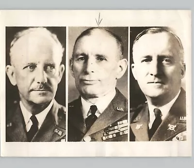 ARMY Generals Frank McCoy Dennis Nolan Hugh Drum VINTAGE 1934 Press Photo • $45