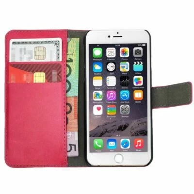 $6.45 • Buy Premium Flip Wallet Case PU Leather Card Cover For IPhone 11 XR X 8 7 6 5 Plus