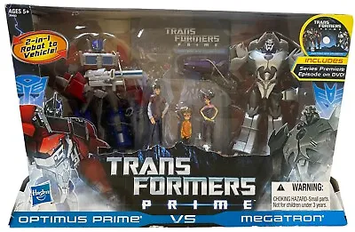 $249.99 • Buy Transformers Prime First Edition Optimus Prime Vs Megatron Figure Set NEW 2011