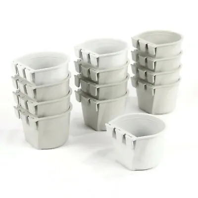 (Pack Of 12) Grey Cage Container Inner Specs 4 1/8  Long 2 3/8  Tall 3 1/4  Wide • $17.99