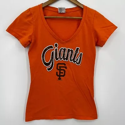 Genuine Merchandise T-Shirt Women's M Orange San Francisco Giants MLB Baseball • $6.48