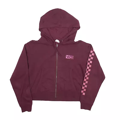 VANS Hoodie Red Full Zip Boys M • £11.99