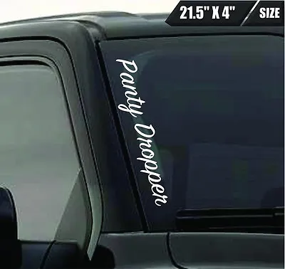 Panty Dropper Windshield Banner Vinyl Decal Sticker JDM Car Sticker For Honda Si • $20.54