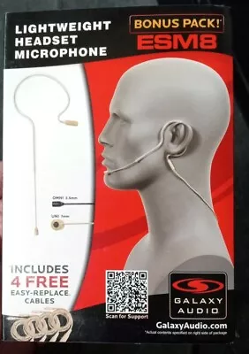 Galaxy Audio ESM8 Omnidirectional Headset Microphone - Beige • $89.99