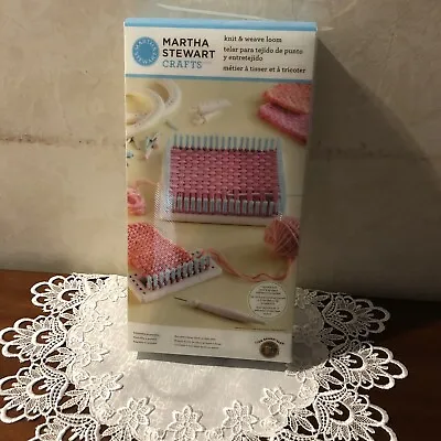 Martha Stewart Crafts Knit & Weave Loom Kit Lion Brand Yarn 30+ Configurations • $34