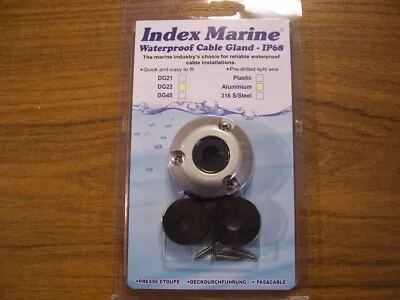 £31.49 • Buy INDEX MARINE Cable Gland Aluminium DG 22