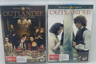Outlander - Season 2 & 3 Complete DVD Box Set Bundle (Region 4) FREE POSTAGE • $18.25