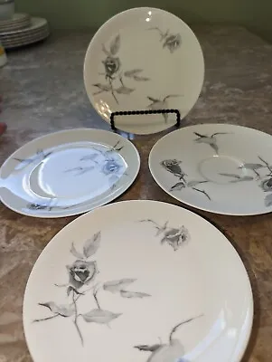 $8.99 • Buy Continental China Jet Rose Raymond Loewy 4 Saucers No Cups 