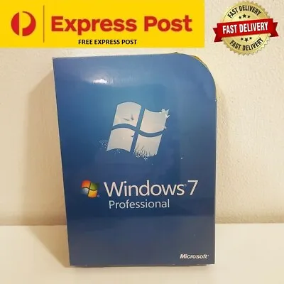 Sale! Windows 7 Professional 32 & 64 Bit DVD With Product Key Sealed Box Packing • $99.95