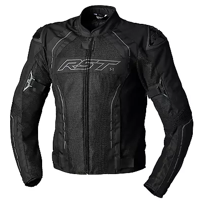 RST S1 Mesh Summer Motorcycle Jacket - Black 44 LARGE • $186.49