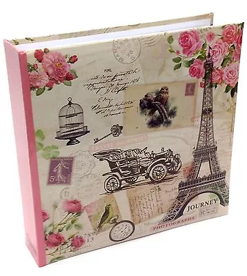 Large Travel Memories 200 Holds Slip In Memo Area Photo Album 4' X 6'   -FL200 • £9.99