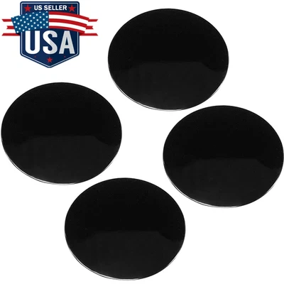 $19.59 • Buy 68mm Wheel Rim Center Hub Cap Black/Chrome For Corvette Crossed Flag 14-19/08-13