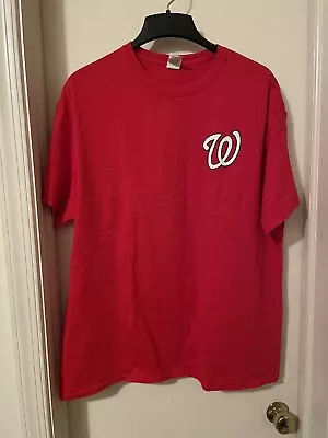 Washington Nationals Curly W Inova Blood Drive T-shirt • $1.85