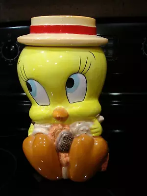 Vintage 1993 Tweety Bird Looney Tunes Cookie Jar By Warner Bros. MINT!! • $31.98