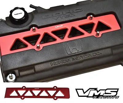 Vms Racing Valve Cover Spark Plug Wire Insert Red For 92-01 Honda Prelude H22 • $34.95