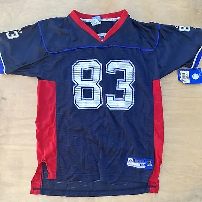 Deadstock Y2K Buffalo Bills NFL Lee Evans Blue YOUTH Jersey NOS XL MSRP $55 VTG • $29.99