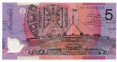 $890.84 • Buy Australia Banknote Unc  1996 $5 Macfarlane / Evans Ea96 Last Prefix 