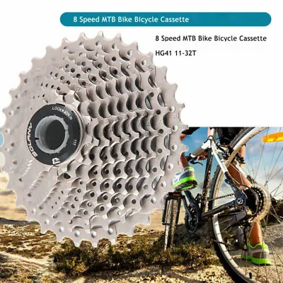 MTB Bike 8 Speed 11-32T Cassette Part For Mountain Bikes Road Bicycle Freewheel • $21.39