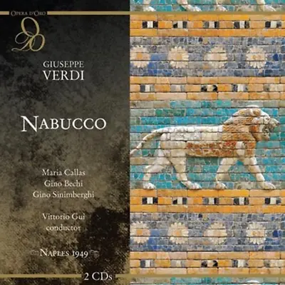 New 2 CD Set VERDI Nabucco ~ Callas Bechi Italian Opera Naples 1949 Live • $26.25