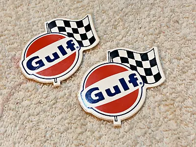 2 - NOS GULF Oil Company - Original Vintage 1960's Racing Decal/Sticker Free S/H • $10.50