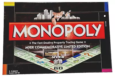 Monopoly Myer Commemorative Limited Edition - 100% Complete 8 Different Tokens • $63.46