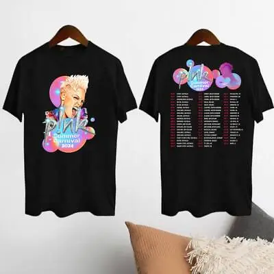 P!NK Pink Tour 2024 Graphic T-Shirt P!NK Pink Singer Shirt P!NK 2024 Concert • $19.09
