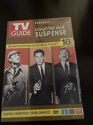 TV Guide Presents Laughter And Suspense DVD 3 Discs Ellery Queen Holmes NEW • $6.50