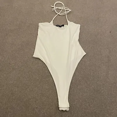 £2.50 • Buy Booboo White Body Suit Size 6 Halter Neck
