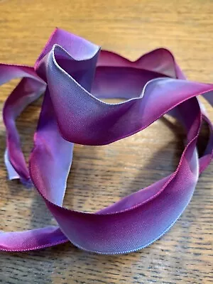 BTY - Vintage 1” French  Ombré Wired Ribbon Ribbon~NOS • $4.50