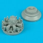 Quickboost 48053 1:48 Academy Curtiss P-36A Hawk Engine Resin Detail Set • $9.99