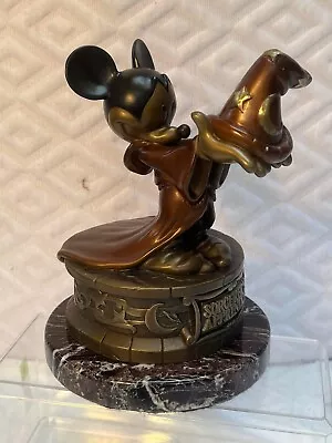 Bill Toma Sorcerers Apprentice Mickey Disney Bronze Sculpture • $1500