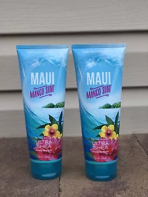 Bath Body Works Maui Mango Surf Ultra Shea Cream X 2 Lotion • $80