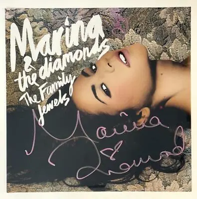 Marina And The Diamonds Signed Autograph 12x12 Album Flat The Family Jewels Rare • $699.95