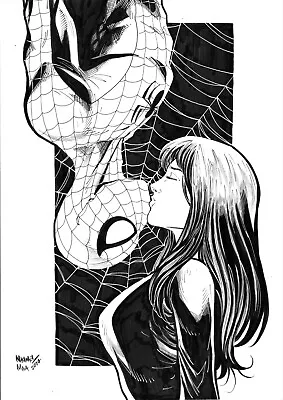 Spider-man And Mary Jane (11 X17 ) By Natanael Maia - Ed Benes Studio • $9.99